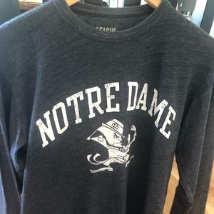 Long sleeve Notre Dame T Shirt